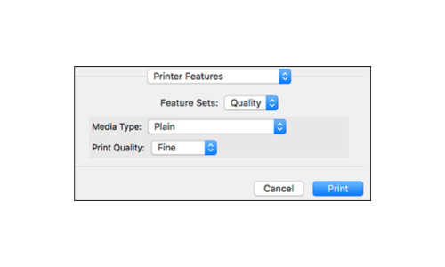Fine Print Quality setting v2 