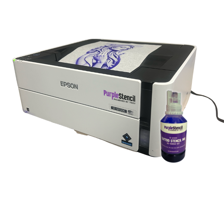 PS-M1000 Printer and Ink Bottle