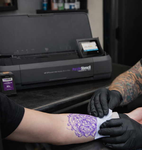 PS-M250 in Studio with Stencil Peel